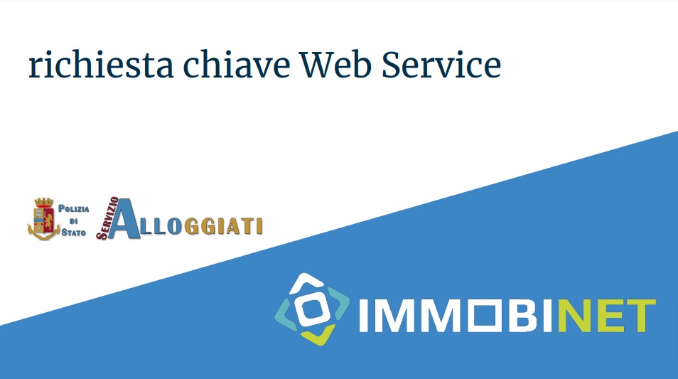 NUOVA PROCEDURA PER ALLOGGIATI WEB - ImmobiNet